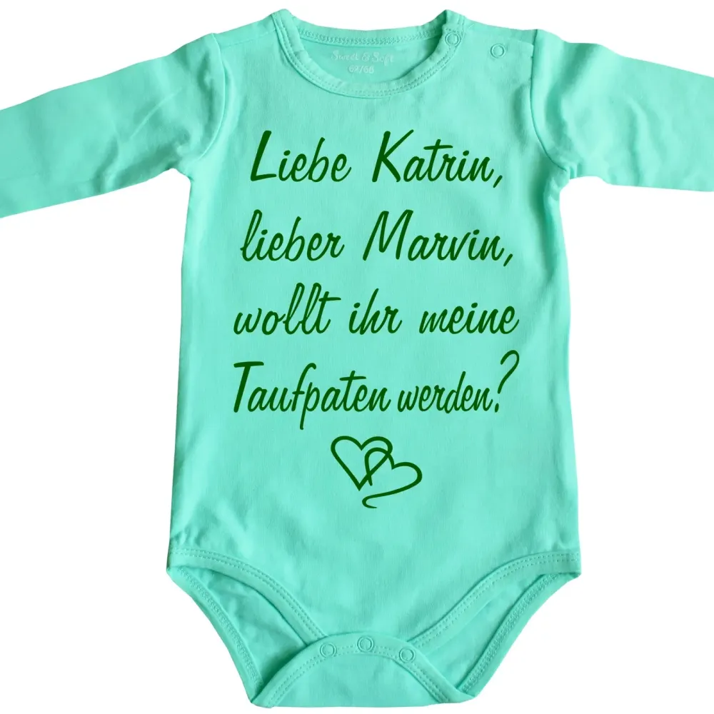 Baby Bodie Patenonkel zur Taufe