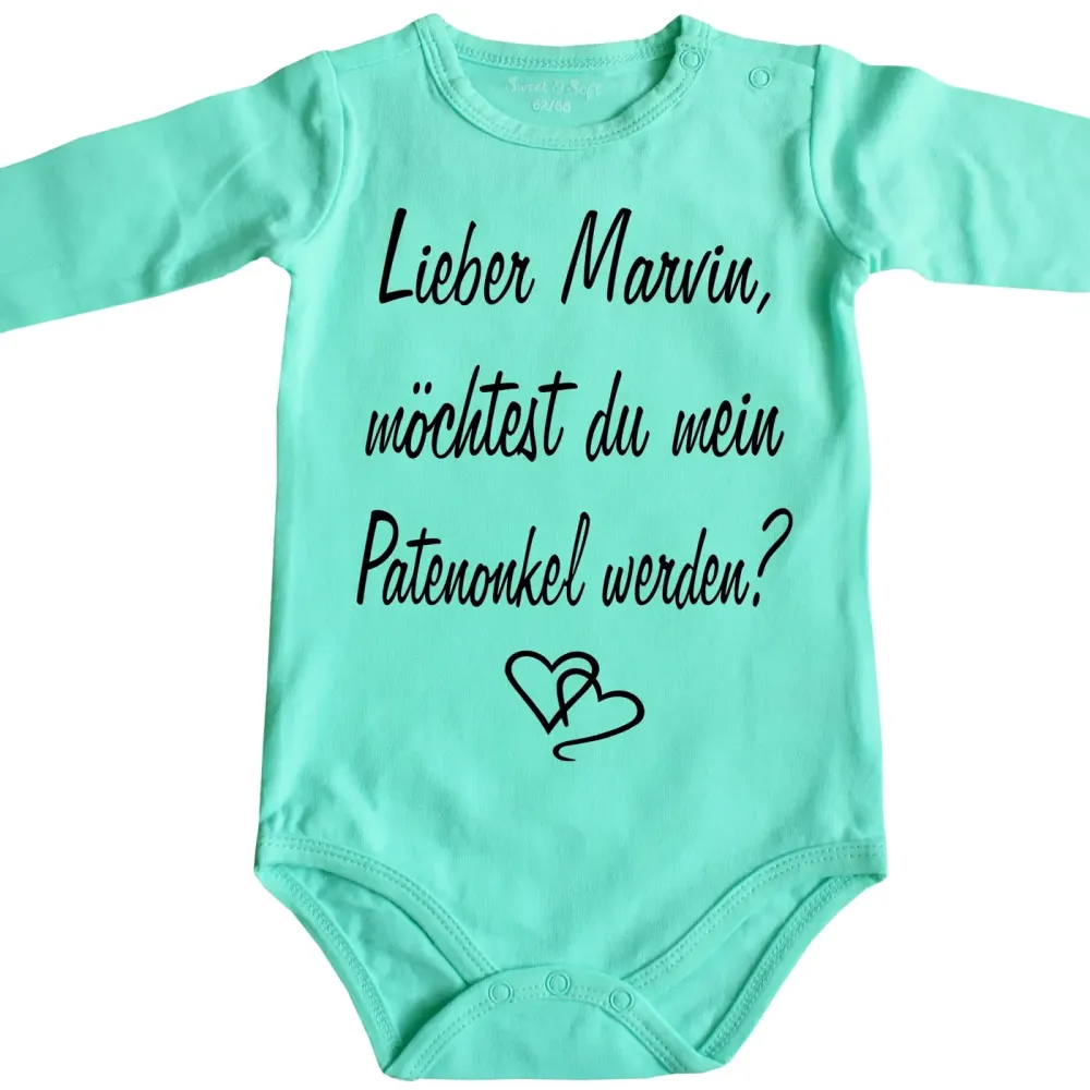 Preview: Baby-Body Patenonkel zur Taufe