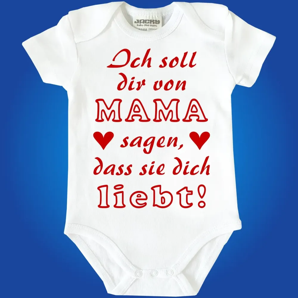 Baby-Body mit Liebesbekundung