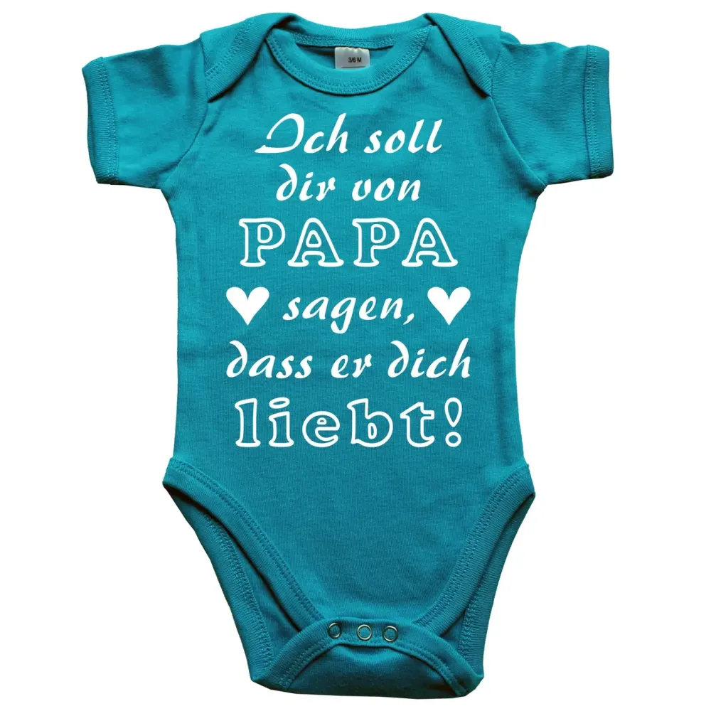 Preview: Babybody mit Liebeserklärung