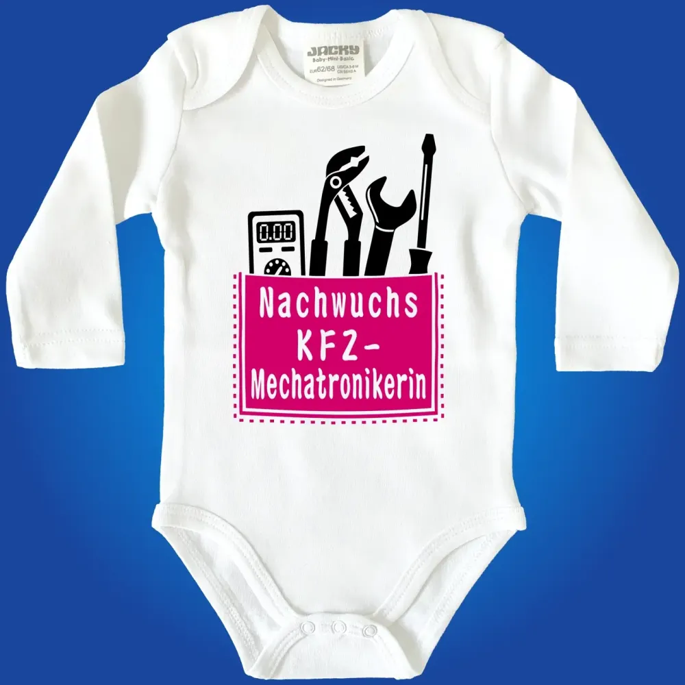 Baby-Body mit Aufdruck Elektriker