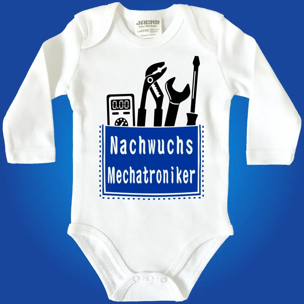 Preview: Baby-Body mit Aufdruck Mechatroniker