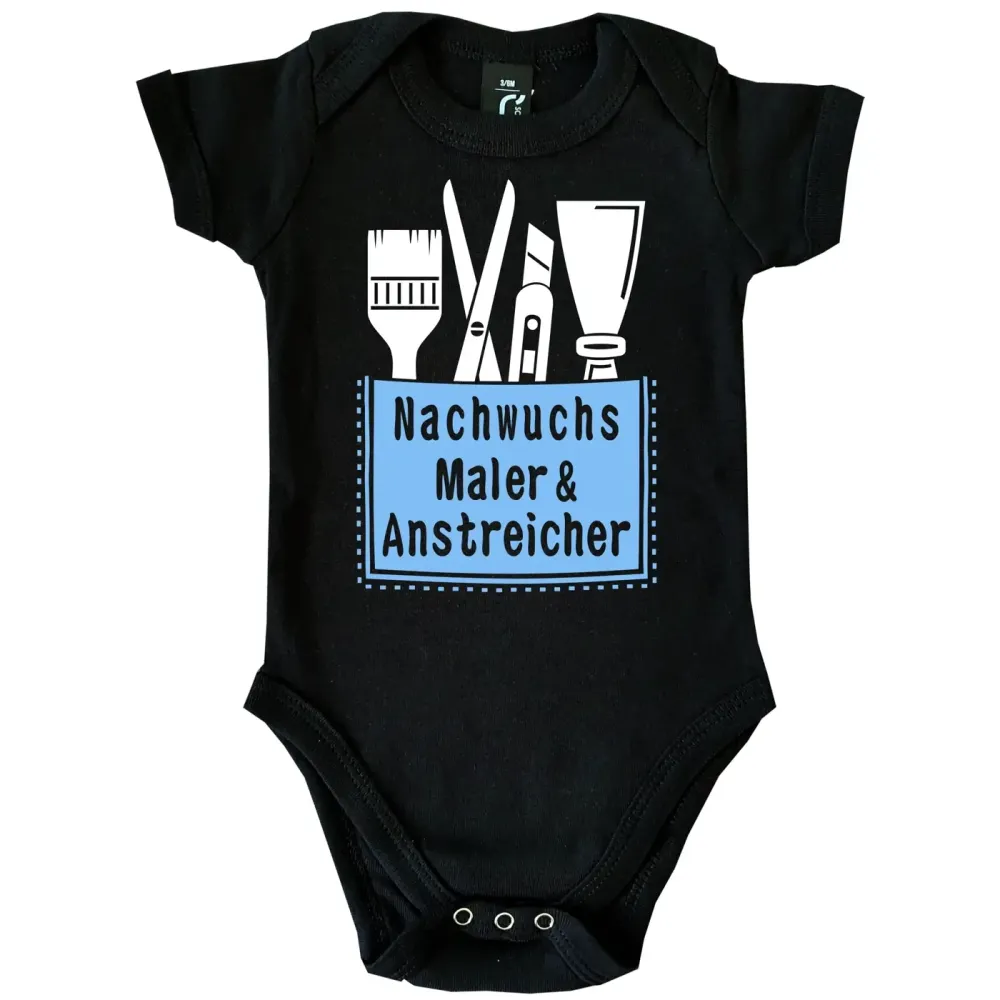 Babybody mit Aufdruck Maler & Anstreicher