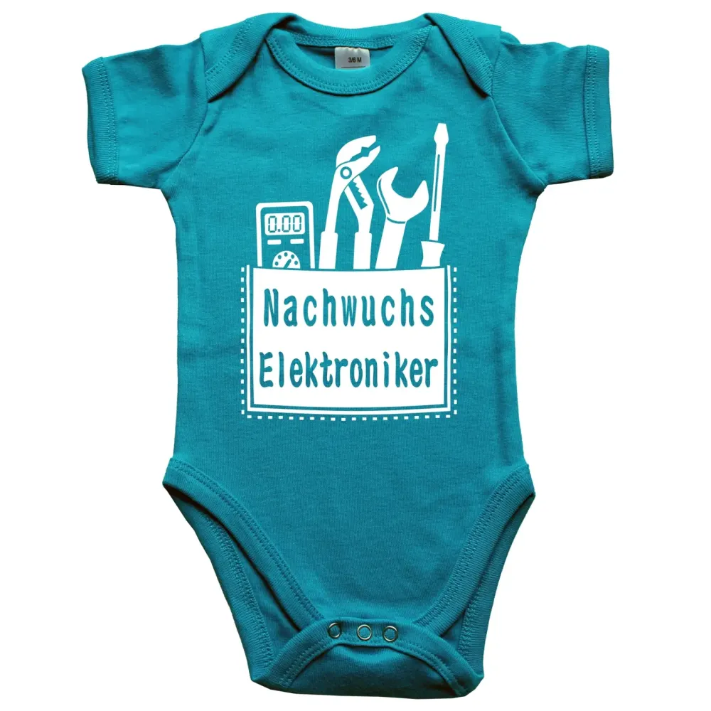 Babybody mit Aufdruck Elektroniker