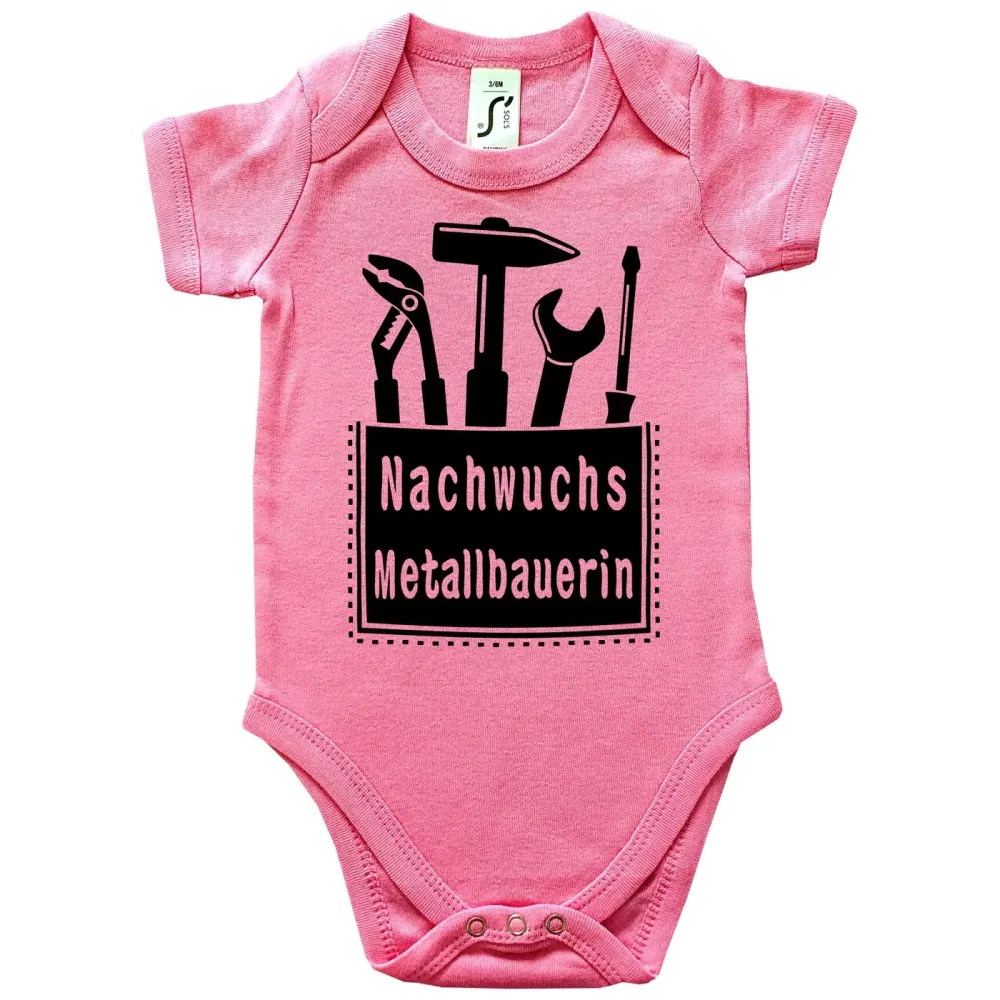 Babybody mit Aufdruck Metallbauerin
