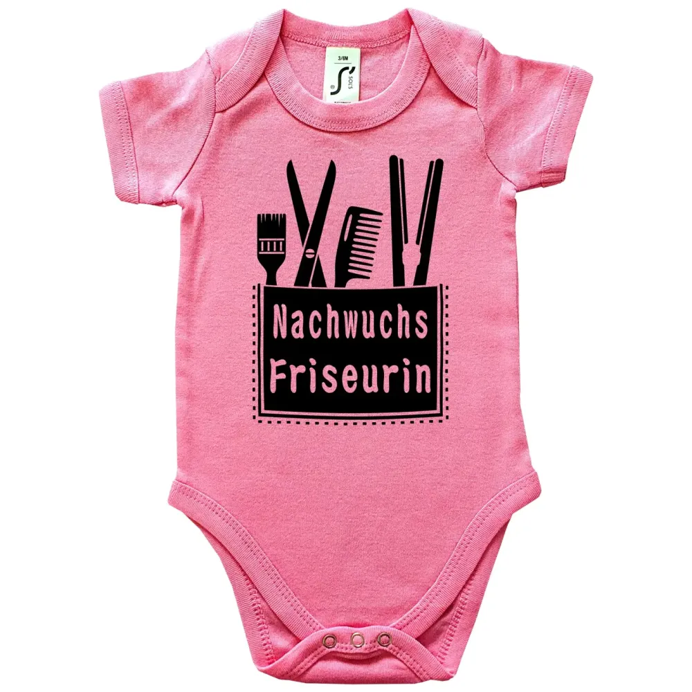 Preview: Baby-Body mit Aufdruck Friseurin