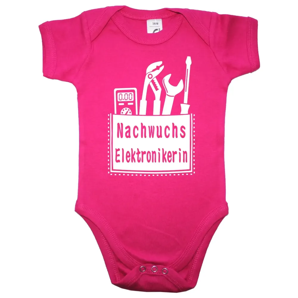 Baby-Body mit Aufdruck Installateur