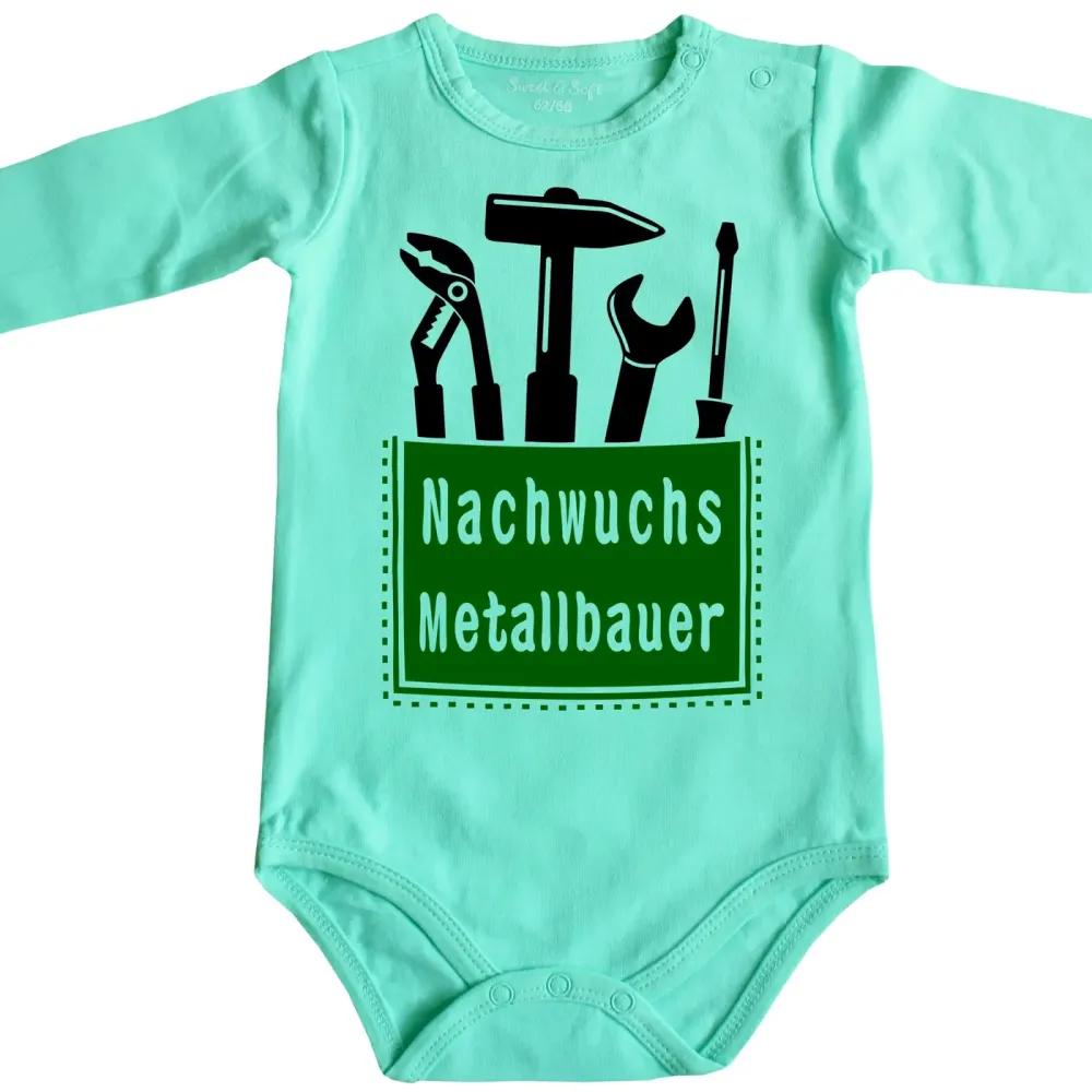 Baby-Body mit Aufdruck Mechaniker