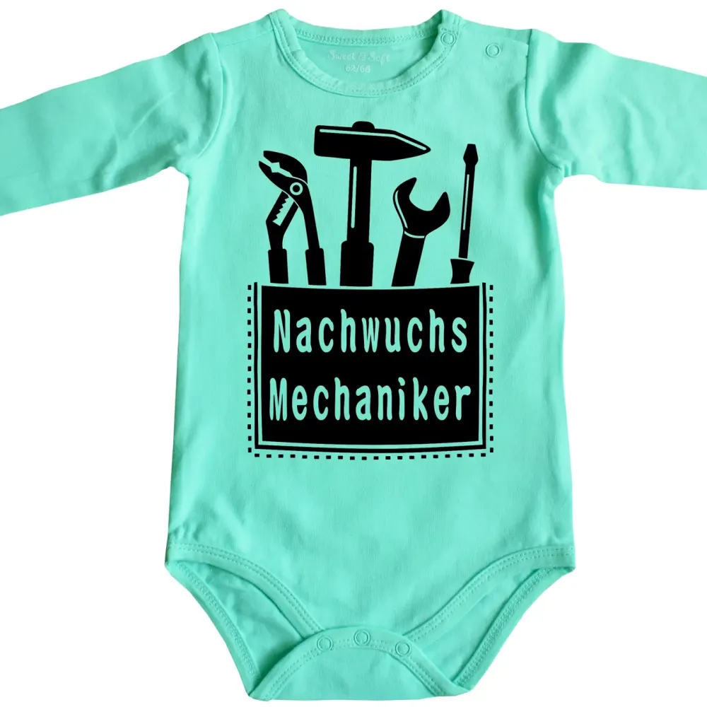 Preview: Babybody mit Aufdruck verschiedener Berufe