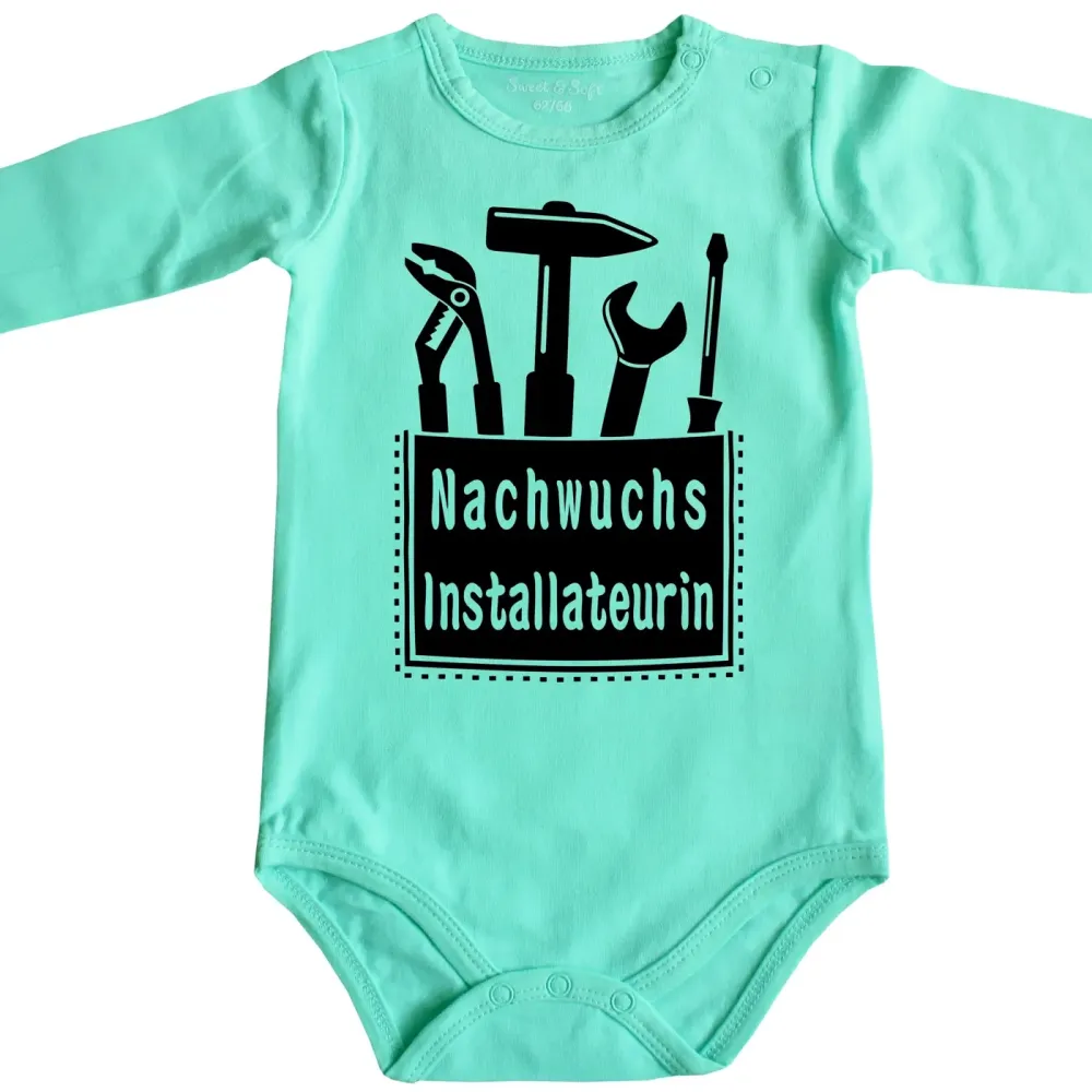 Baby-Body mit Druck Schlosser