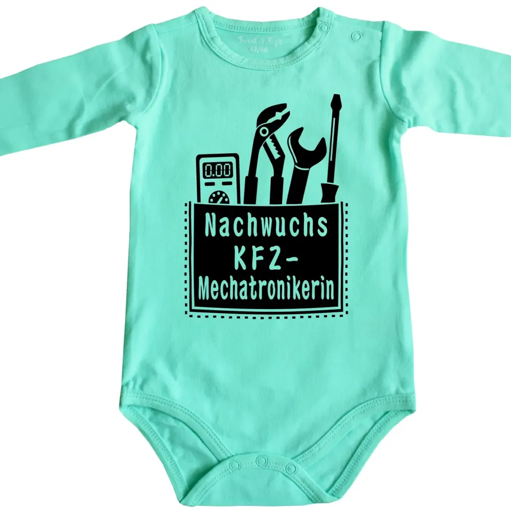 Preview: Baby-Body mit Aufdruck Friseurin