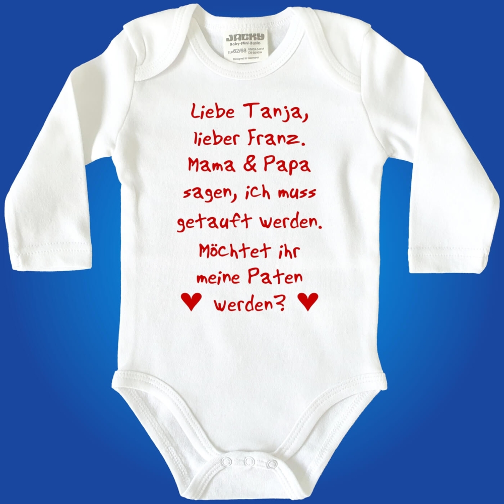 Baby-Body Taufpaten