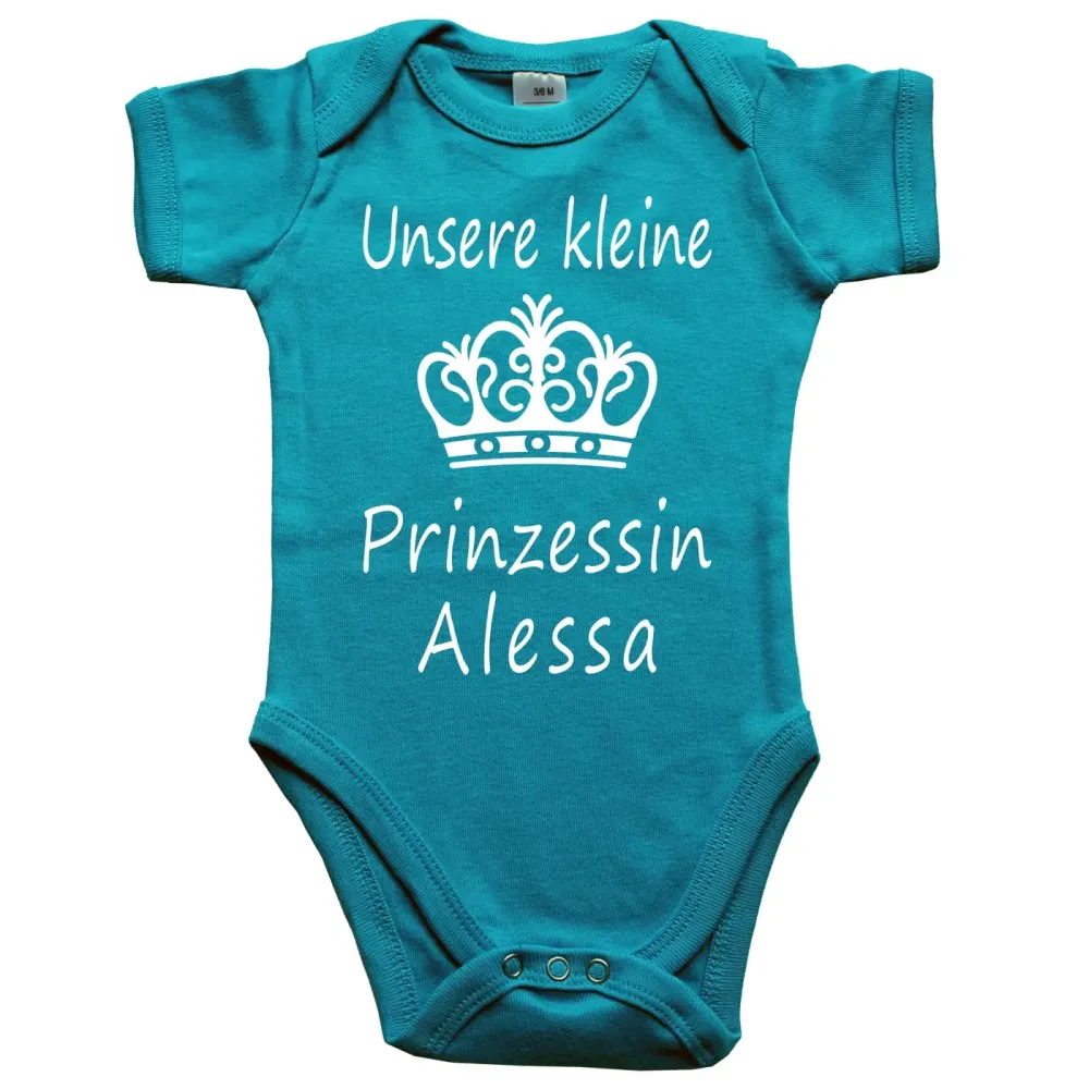 Babybody mit Druck Prinzessin