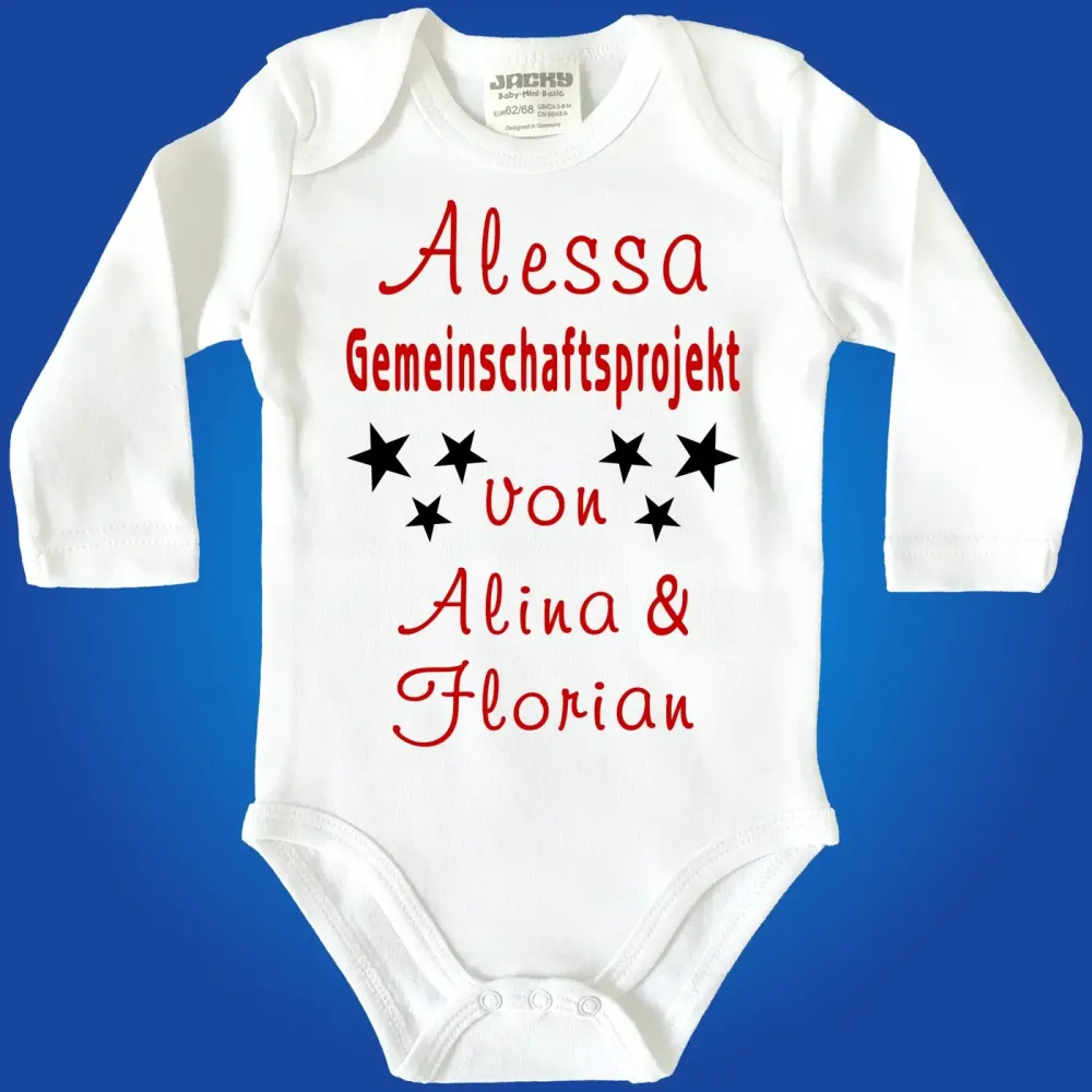 Babybody Geschenk zur Taufe