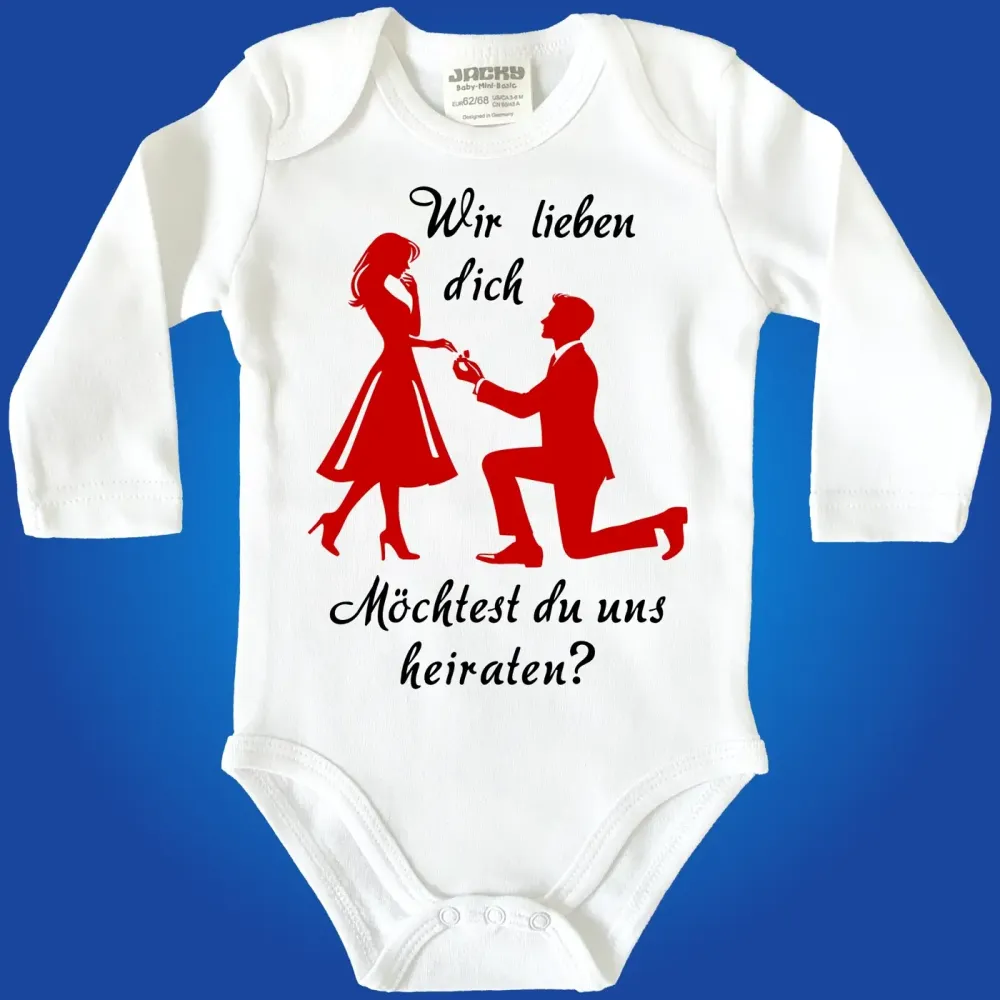 baby bodysuit wedding proposal