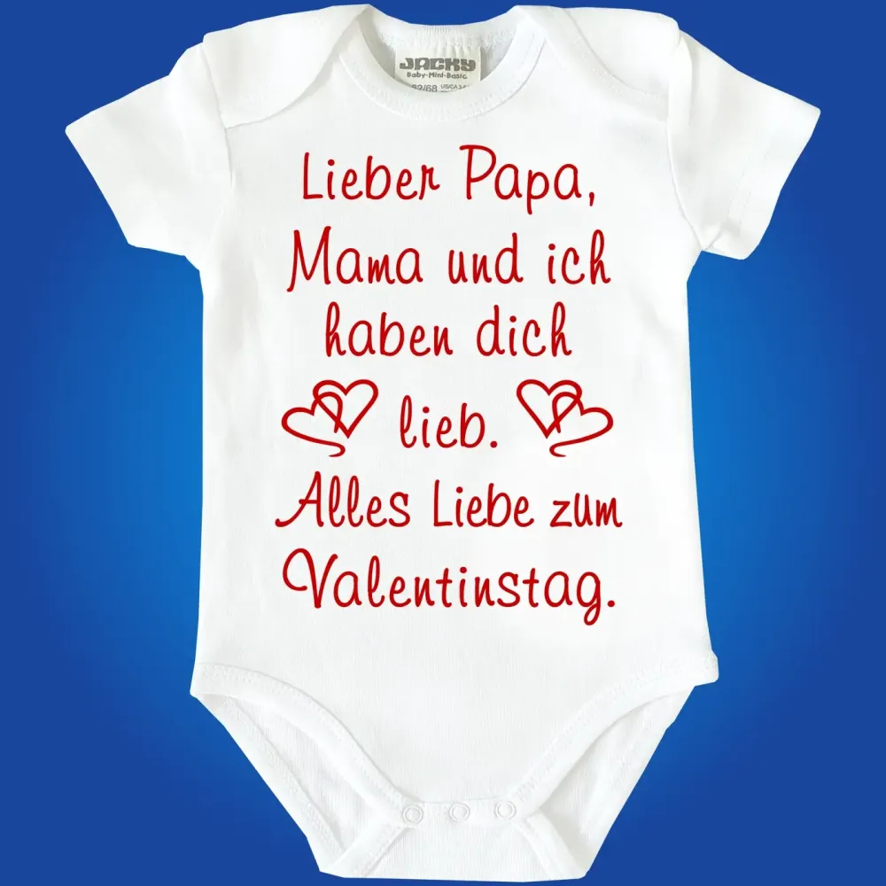 Baby-Body zum Valentinstag