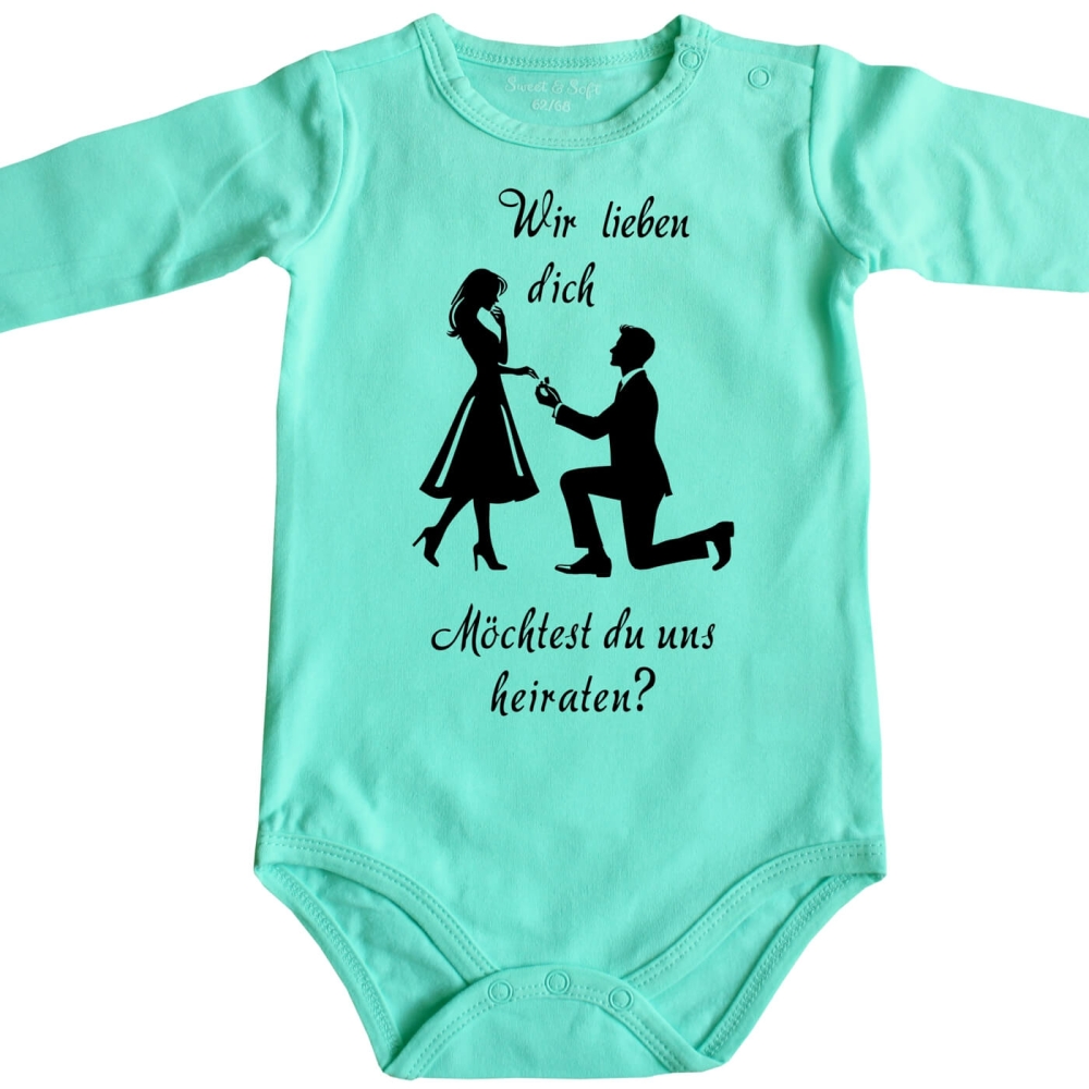 Baby-Body Heiratsantrag