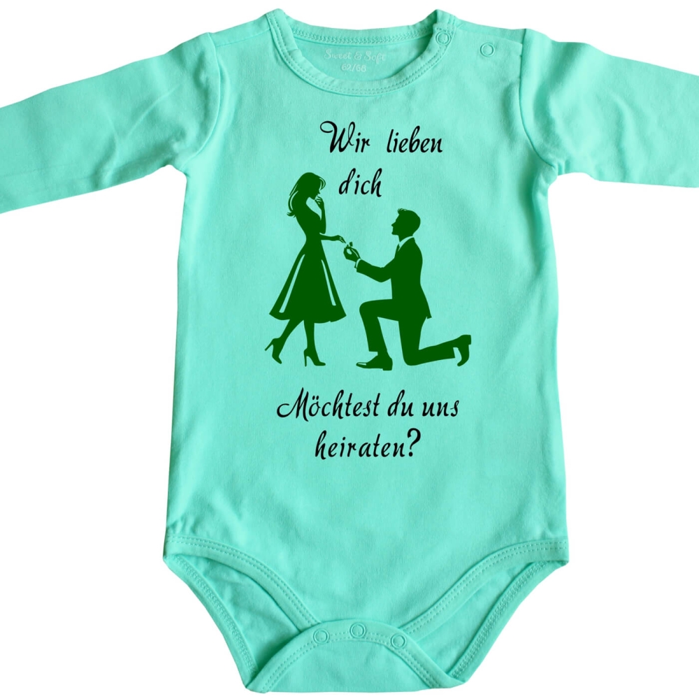 Baby-Body Hochzeitsantrag