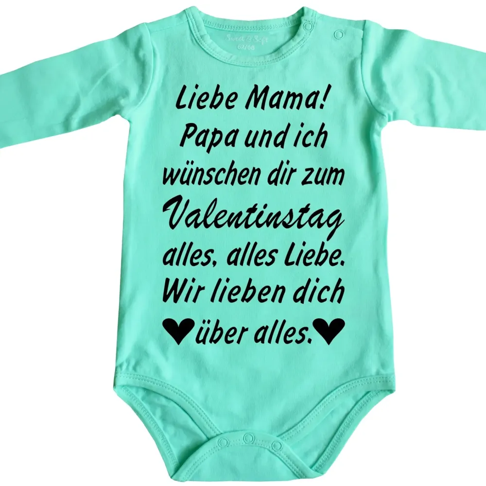 Baby-Body zum Valentinstag