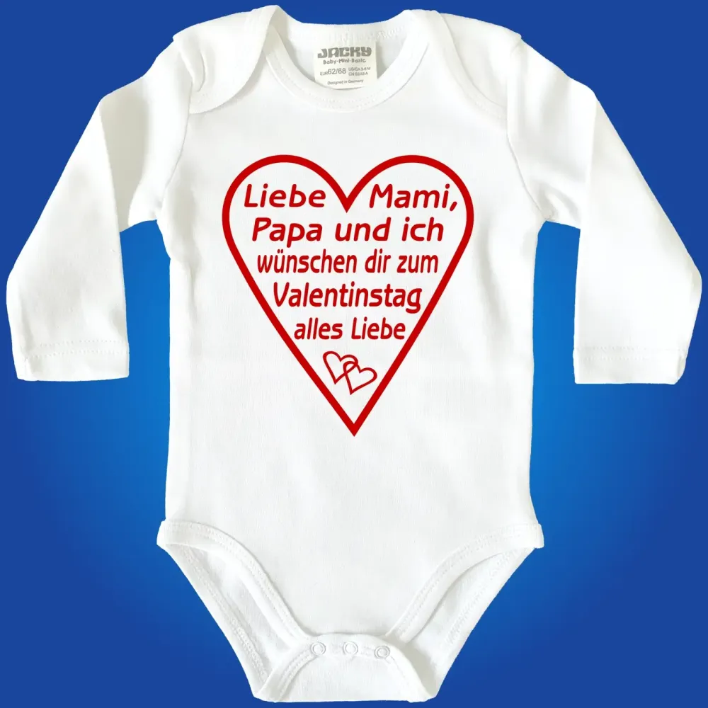 Baby-Body zum Valentinstag - Geschenk