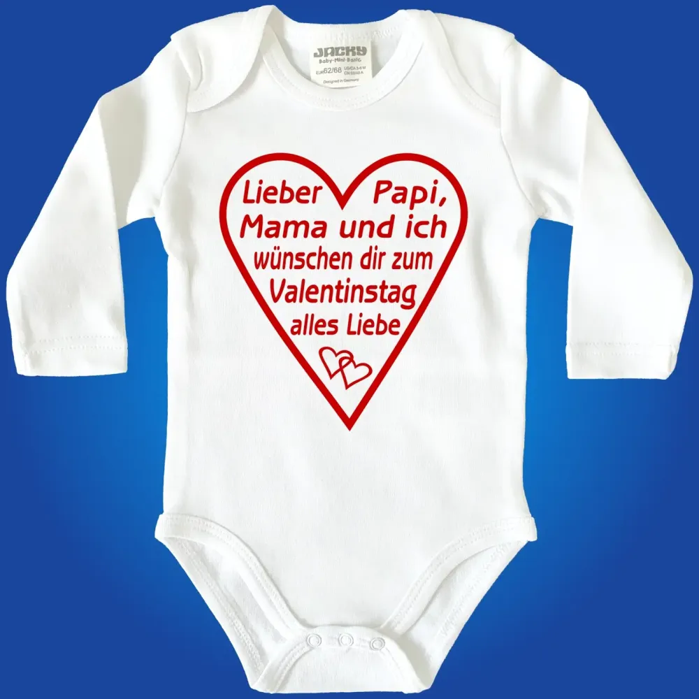 Preview: Baby-Body zum Valentinstag - Geschenk