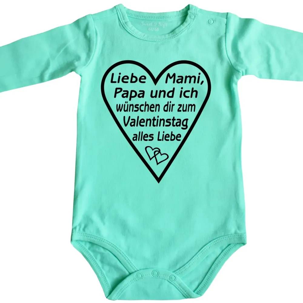 Preview: Baby-Body zum Valentinstag - Geschenk
