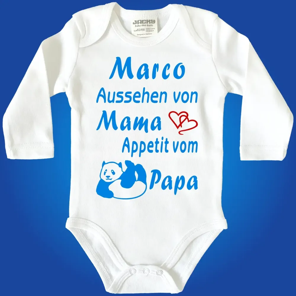 Baby-Body mit lustigem Spruch