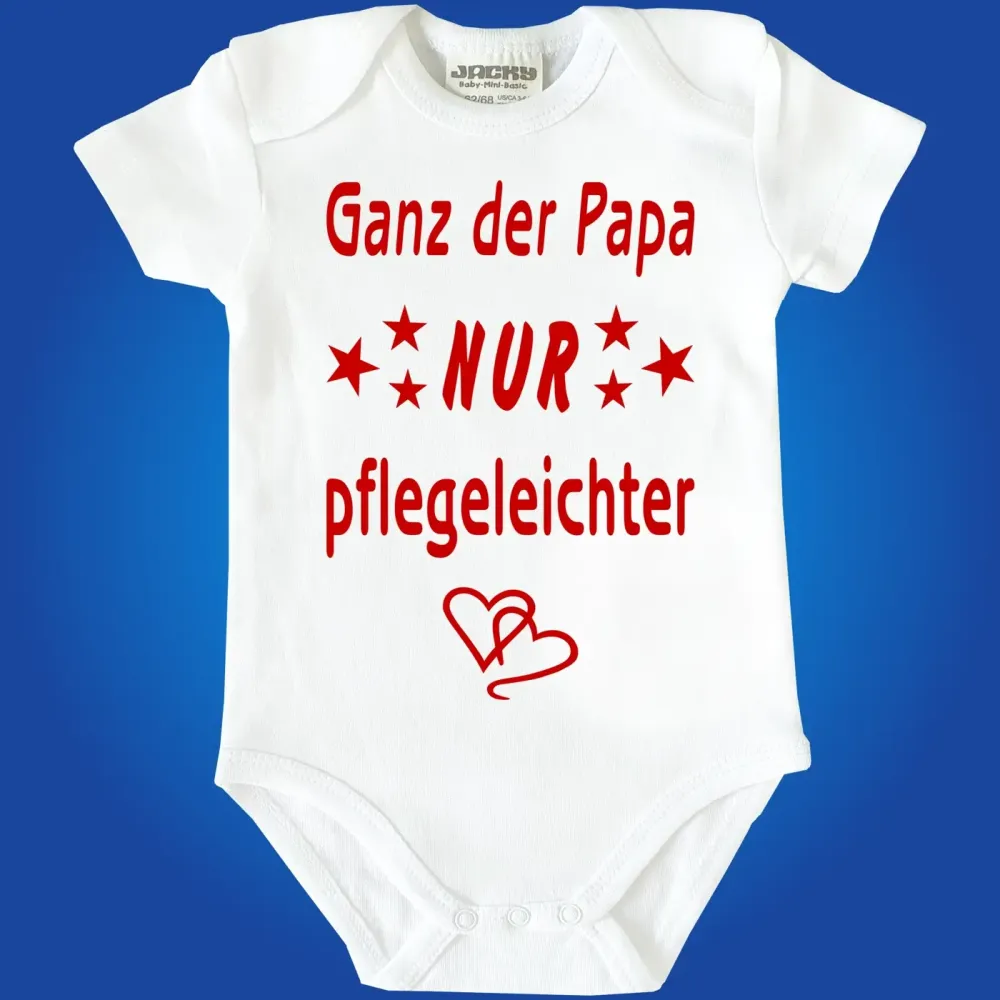 Babybody mit Druck Ganz der Papa