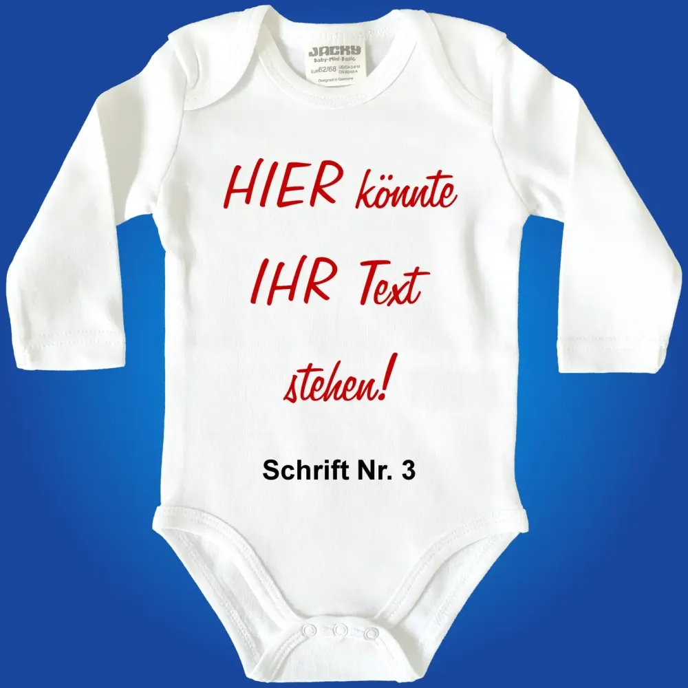 Baby-Body komplett Personalisiert