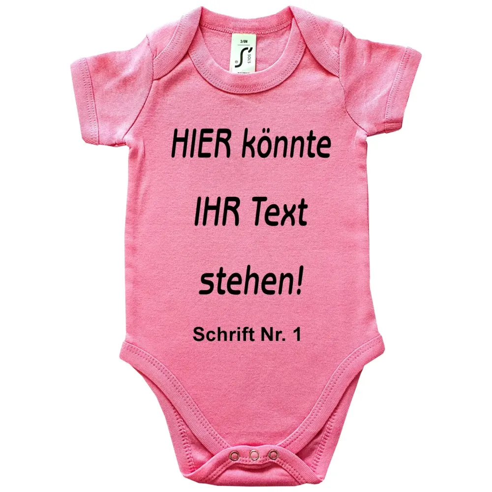 Baby-Body mit freier Textwahl - Personalisiert