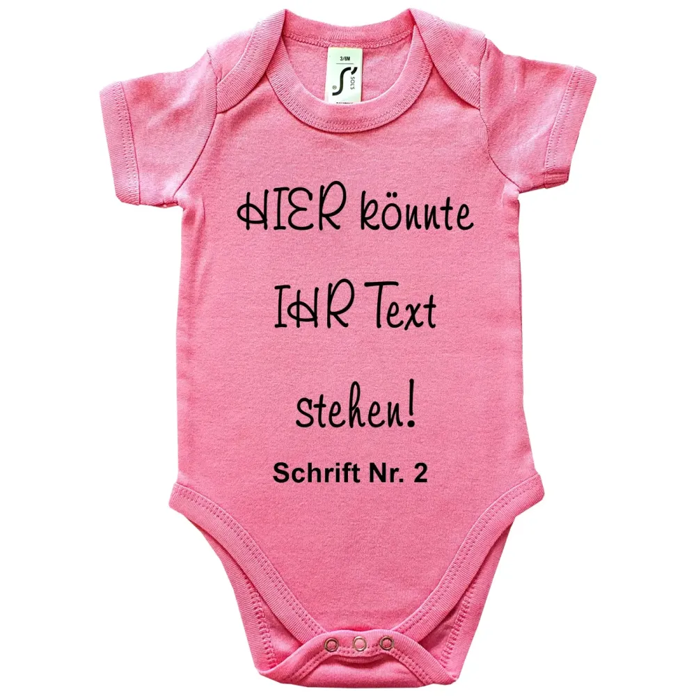 Baby-Body komplett personalisierbar