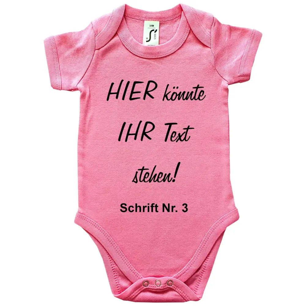 Baby-Body mit freier Textwahl - Personalisiert