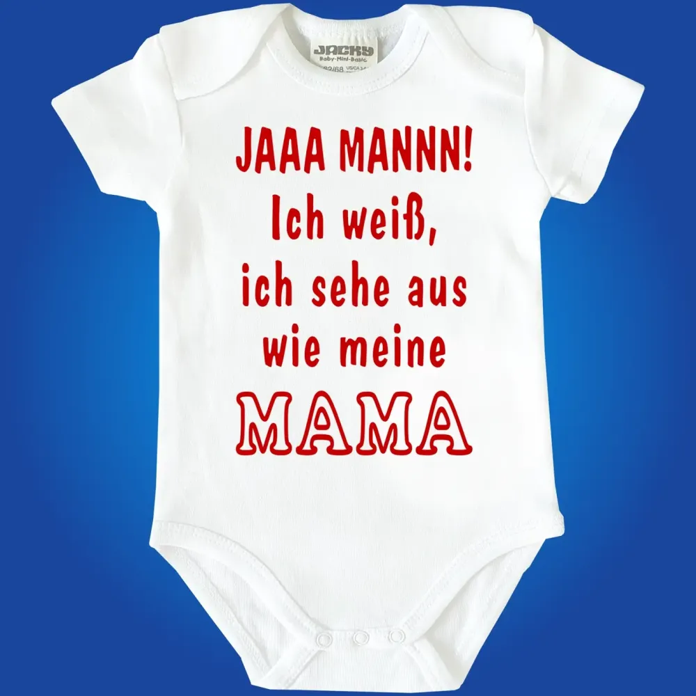Babybody mit coolen Spruch für Mini‑Mama