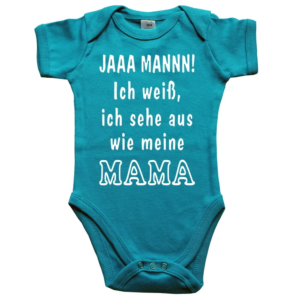 Preview: Baby-Body mit Druck Mama