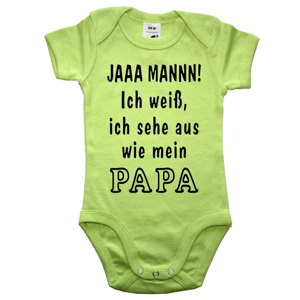 Baby-Body mit Spruch