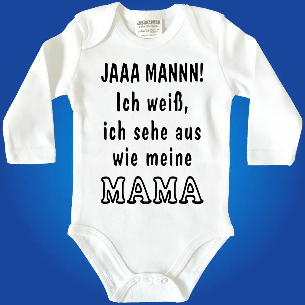 Preview: Baby-Body mit witzigem Druck