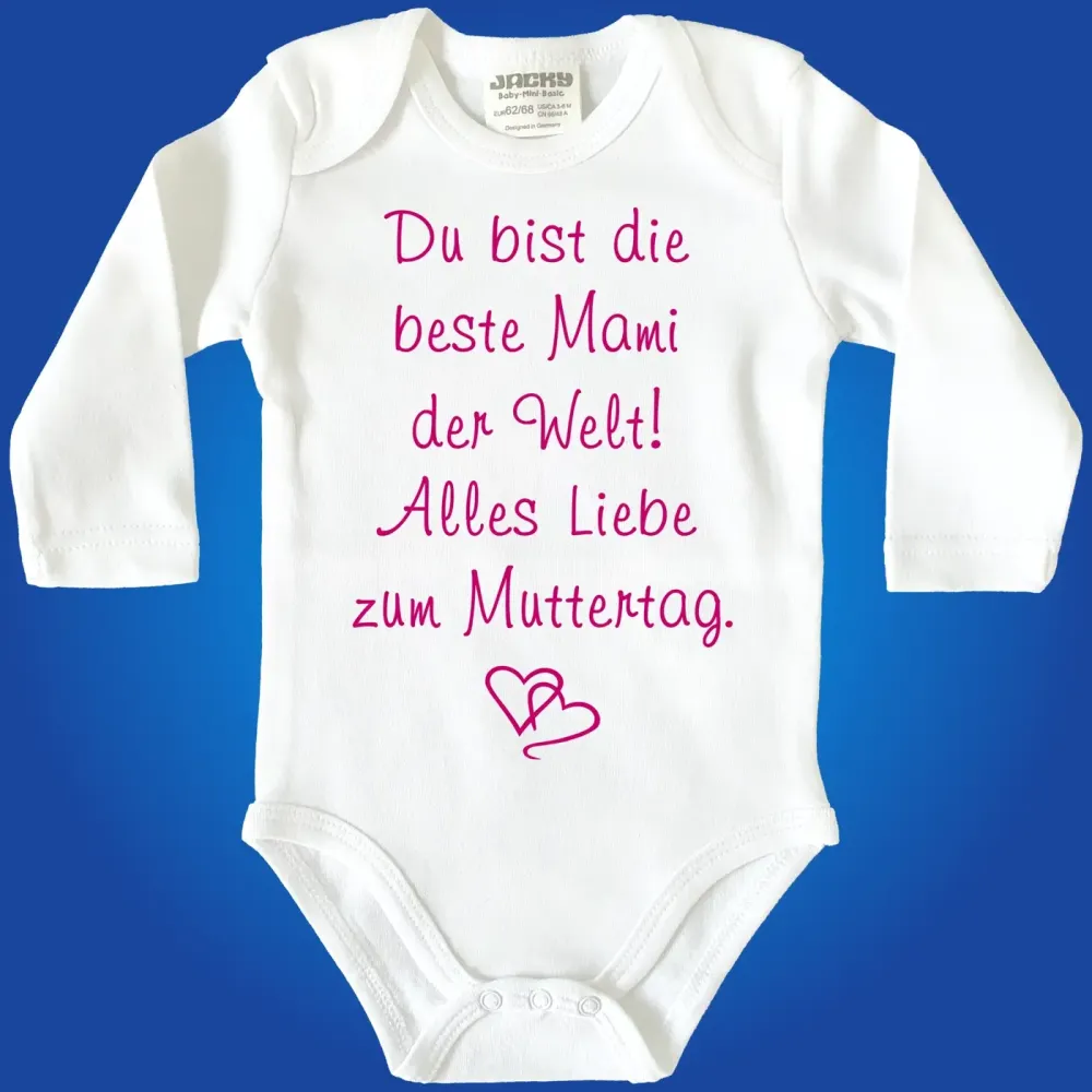 Baby-Body mit Druck zum Muttertag
