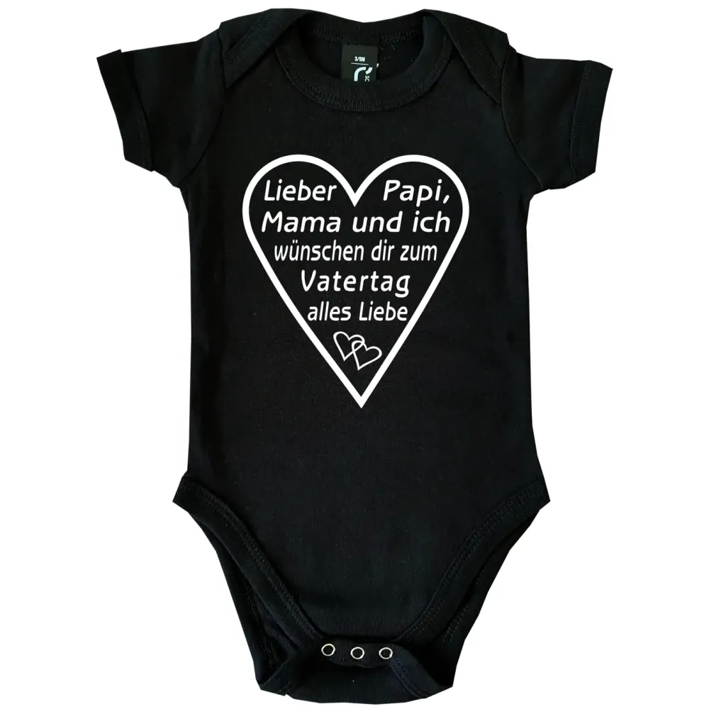 Baby-Body mit Druck zum Vatertag