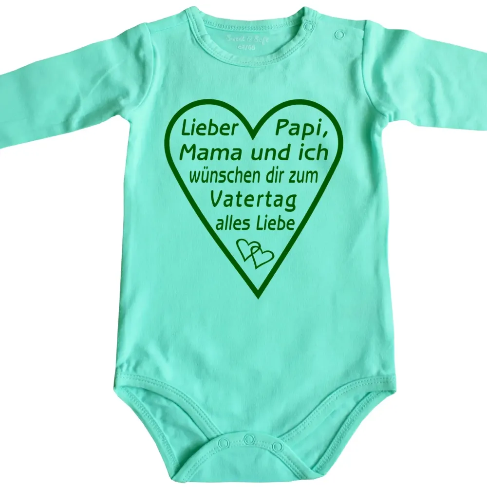 Preview: Baby-Body mit Aufdruck Muttertag