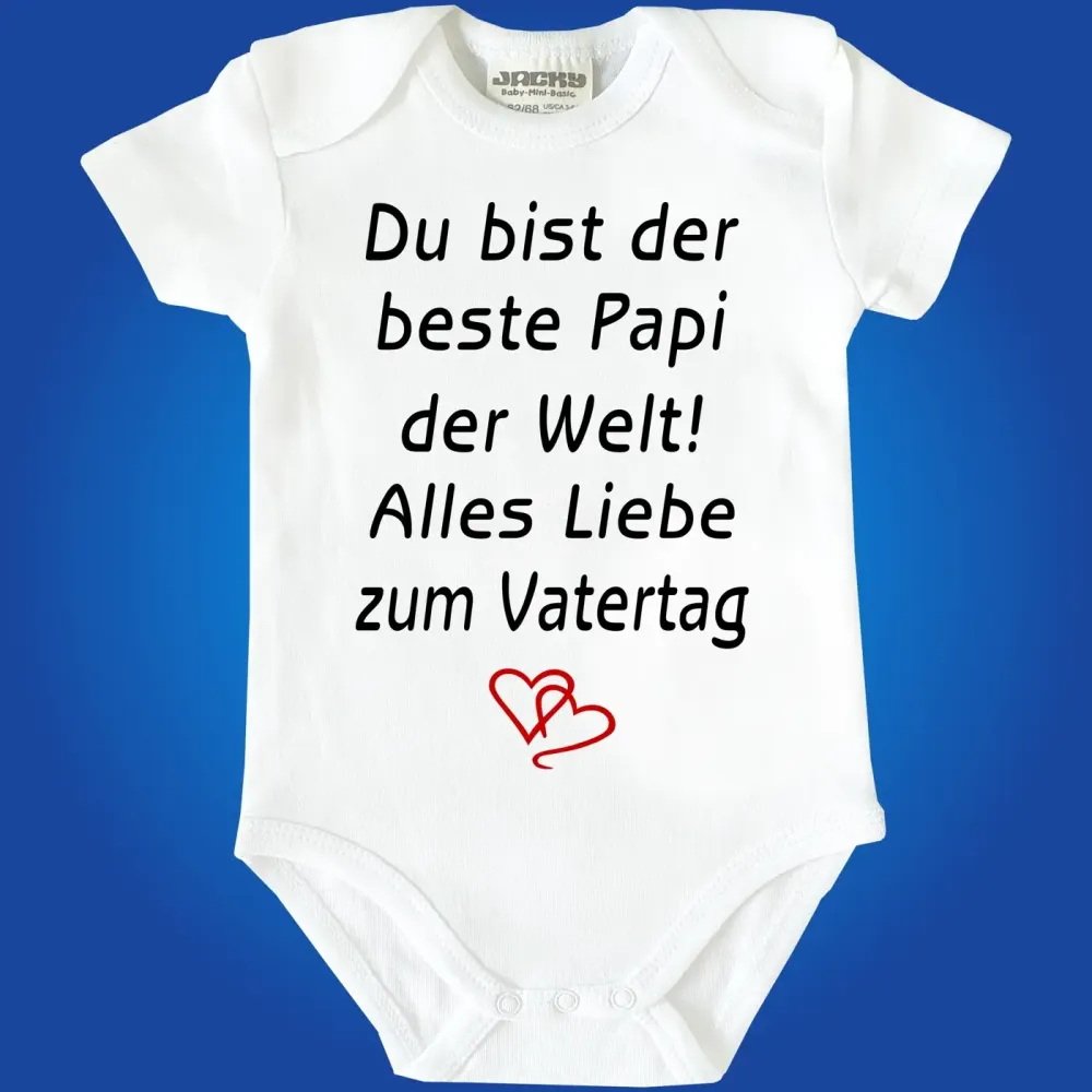 Preview: Baby-Body mit Aufdruck Vatertag