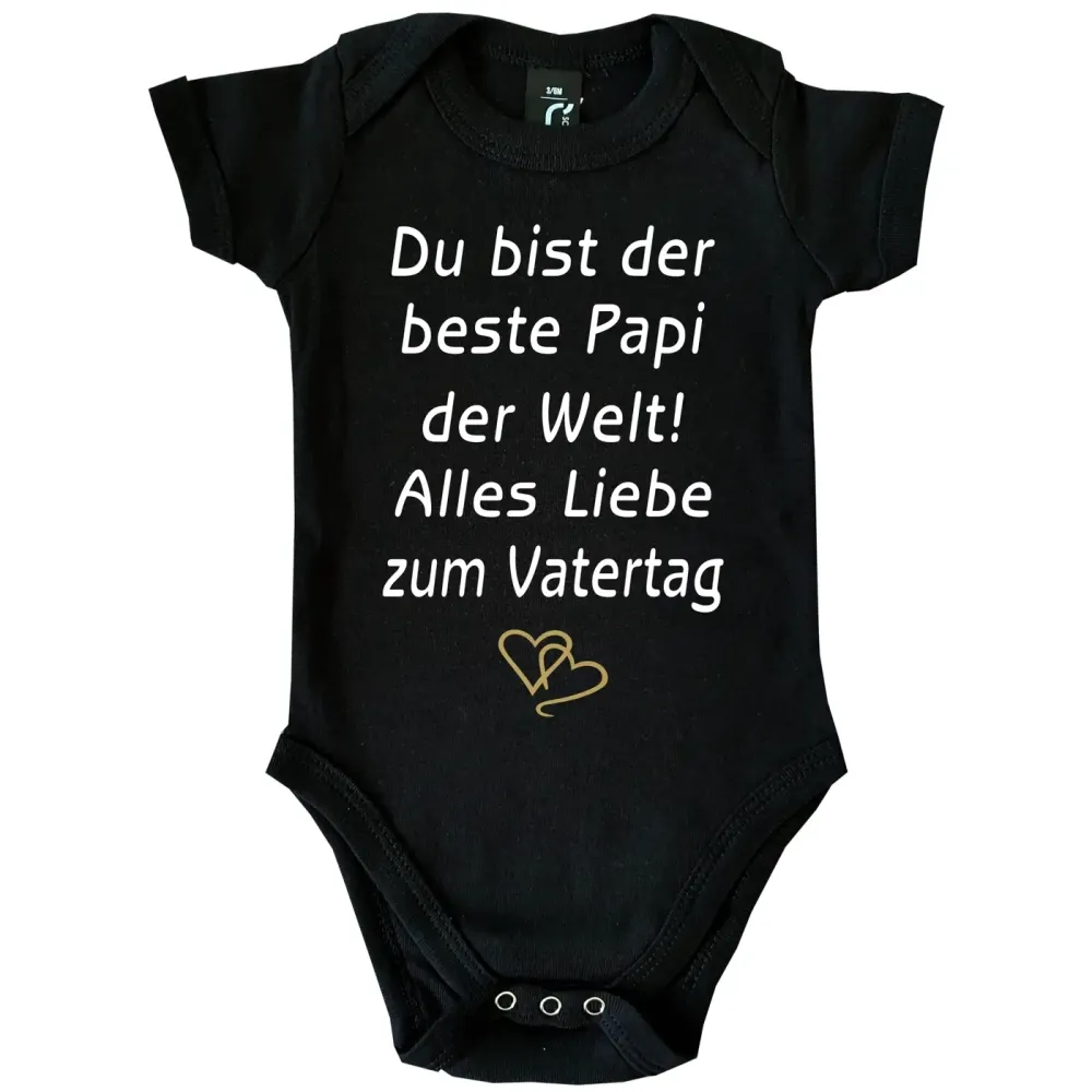 Baby-Body mit Druck zum Vatertag