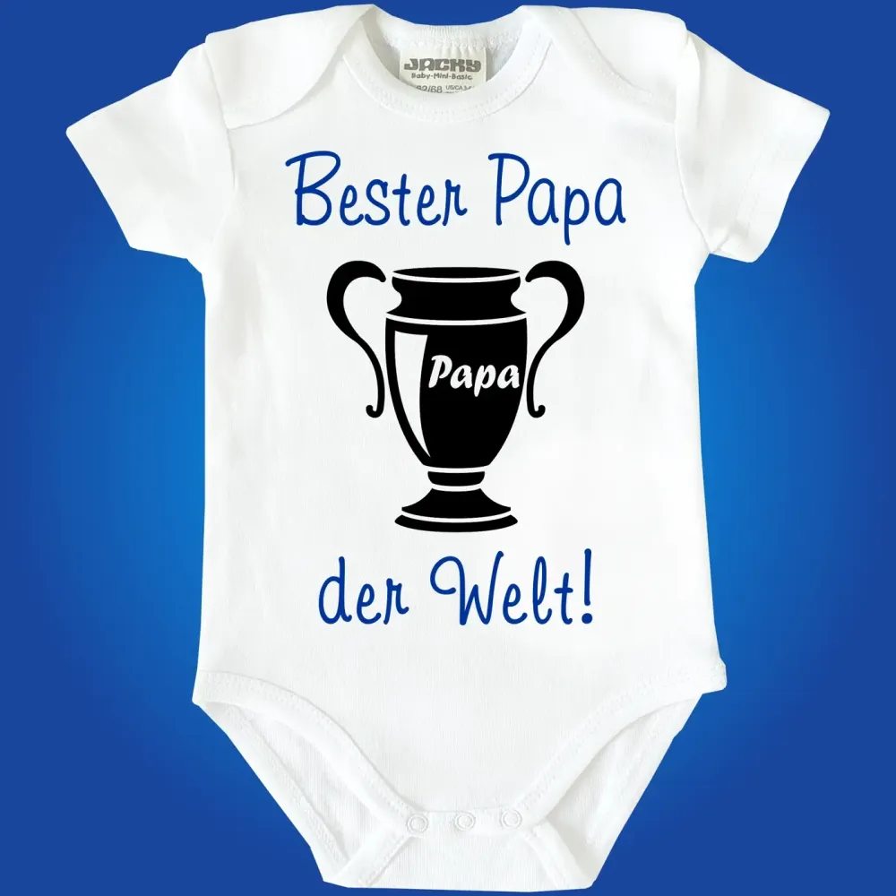 Baby-Body mit Aufdruck bester Papa