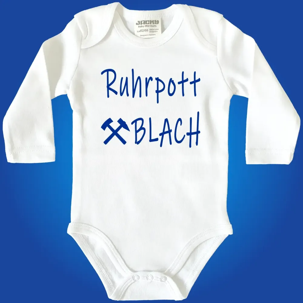 Preview: Baby-Body mit Druck Ruhrpott