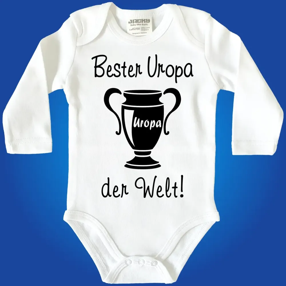 Preview: Strampler mit Aufdruck Bester Uropa