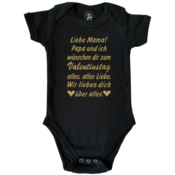 Babybody zum Valentinstag
