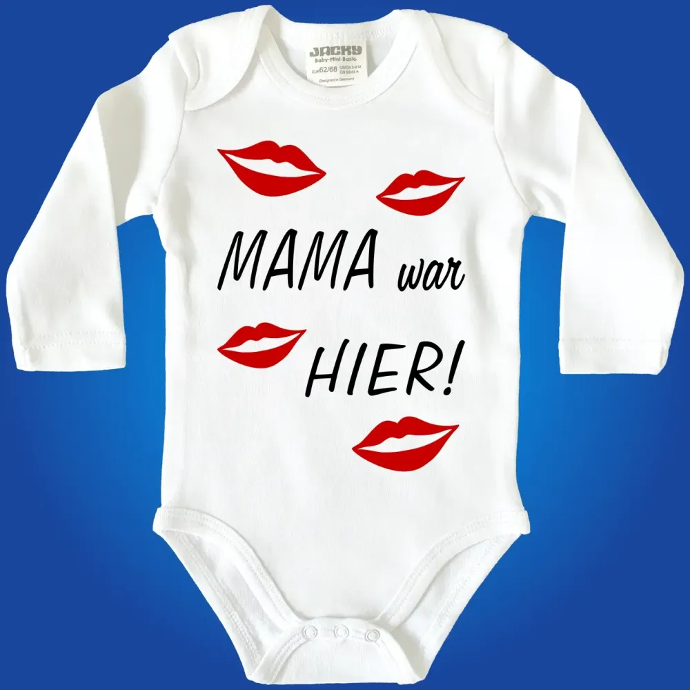 Preview: Baby-Body mit Druck Mama war hier