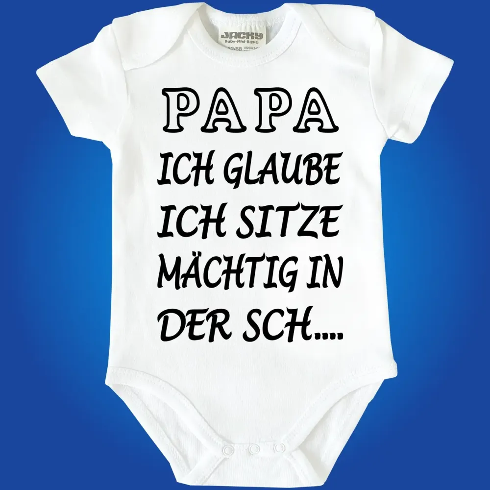 Baby-Body mit lustigem Spruch