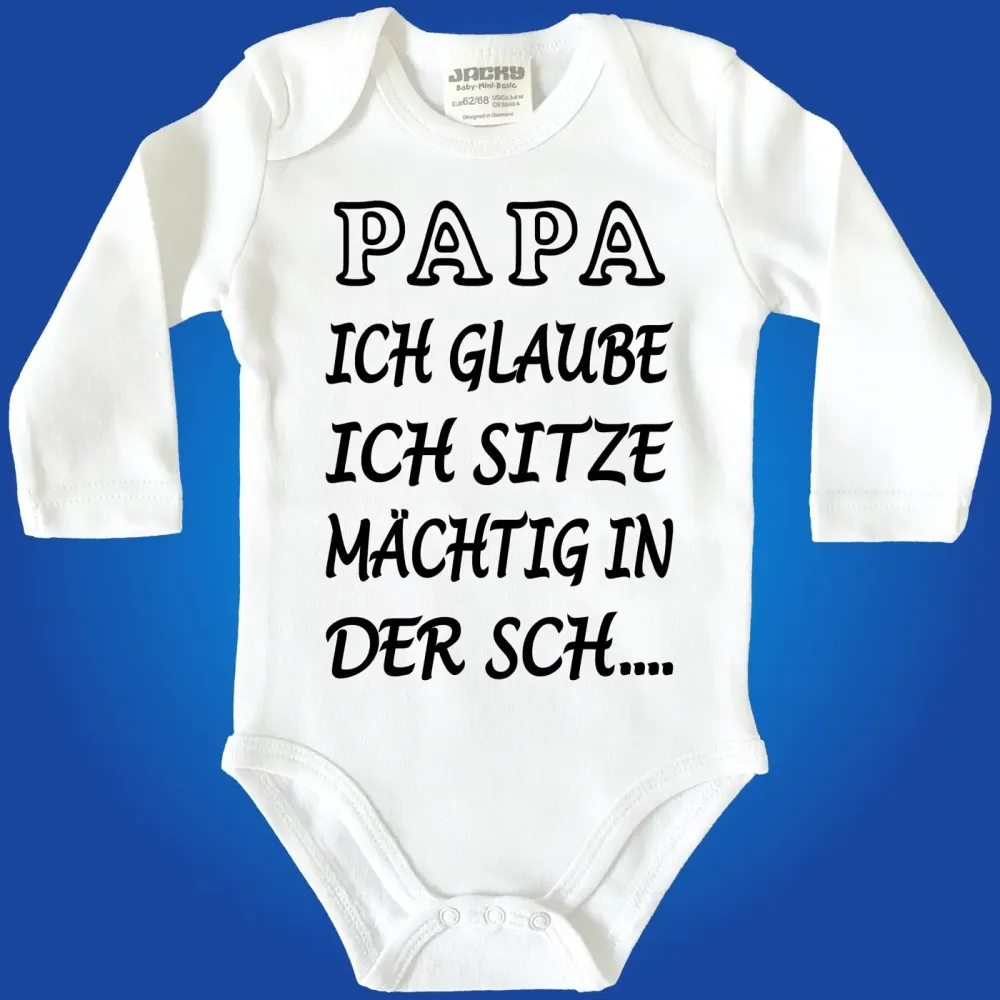 Baby-Body mit lustigem Spruch