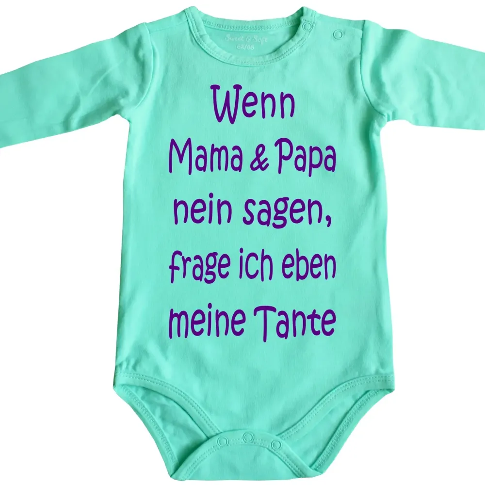 Lustiger Einteiler mit Spruch