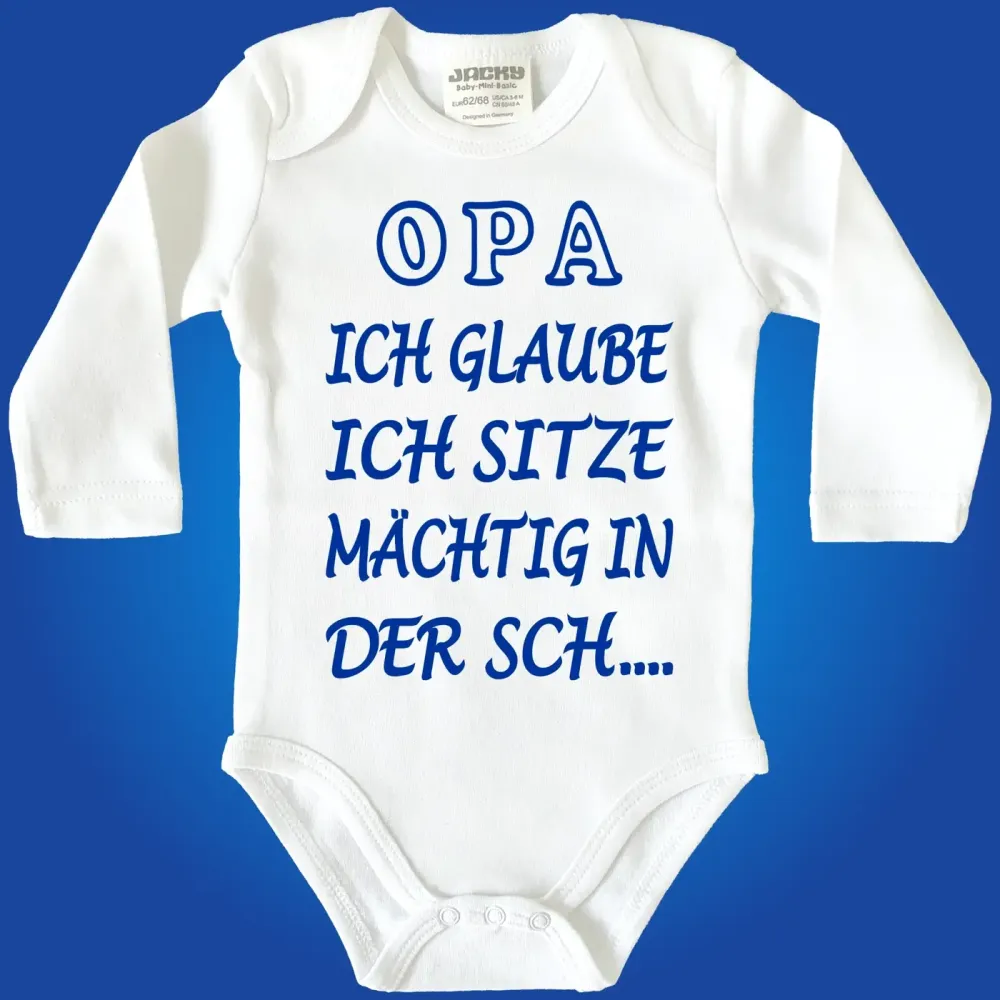 Preview: Baby-Body mit witzigem Spruch